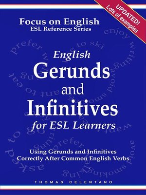 cover image of English Gerunds and Infinitives for ESL Learners